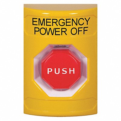 SAFETY TECHNOLOGY INTERNATIONAL SS2205POEN Emergency Power Off Push Button Yellow