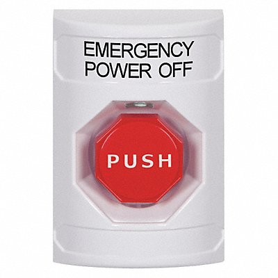 SAFETY TECHNOLOGY INTERNATIONAL SS2305POEN Emergency Power Off Push Button White