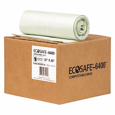 ECOSAFE-6400 HB35508 Garbage Bag 39 gal Green PK90
