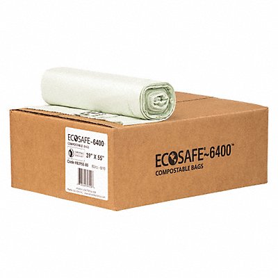 ECOSAFE-6400 HB39558 Garbage Bag 45 gal Green PK80