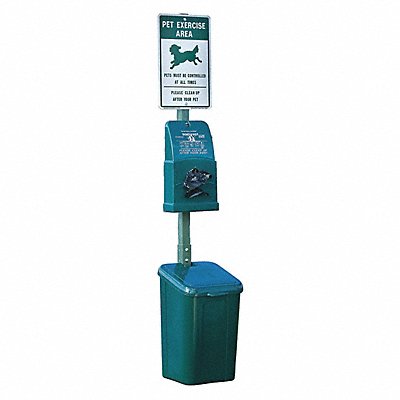 DOGIPOT 1010 Pet Waste Container Polyethylene Green