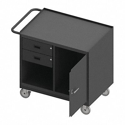 DURHAM MFG 311895 Mobile Cabinet Bench Steel 36 W 24 D
