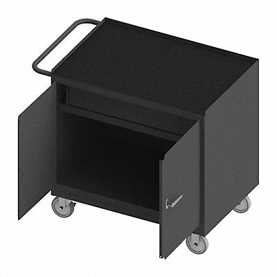 DURHAM MFG 3115RM95 Mobile Cab Bench Rubber Mat 36 W 24 D