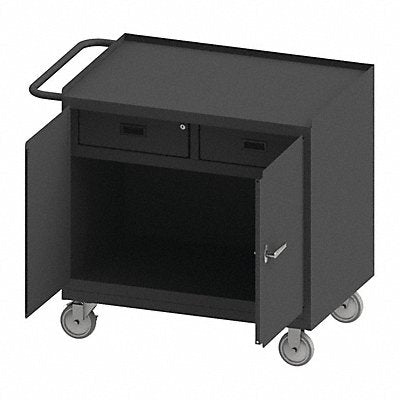 DURHAM MFG 311695 Mobile Cabinet Bench Steel 36 W 24 D