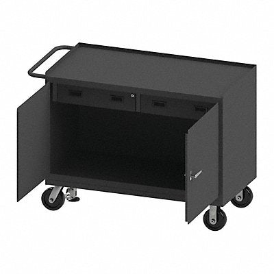 DURHAM MFG 3415FL95 Mobile Cabinet Bench Steel 48 W 24 D