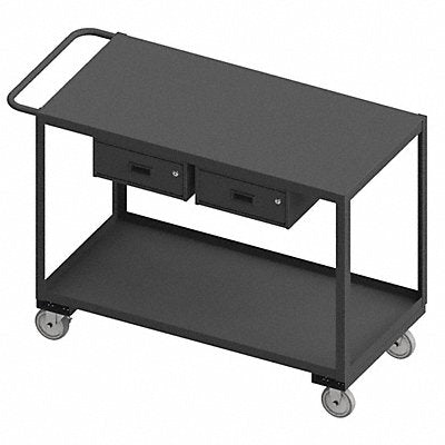 WESTWARD RSC244822DR95W Mobile Wrkstion Steel 48 L 24 W 2 Shelf