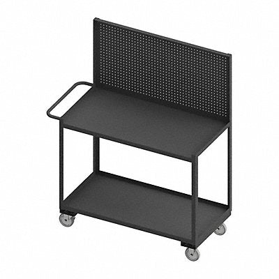 WESTWARD RSC24362PB95W Mobile Wrkstion Steel 36 L 24 W 2 Shelf