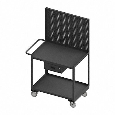 WESTWARD RSC24362PB1DR95W Mobile Wrkstion Steel 36 L 24 W 2 Shelf
