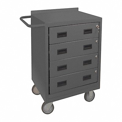 DURHAM MFG 220295 Mobile Cabinet Bench Steel 24 W 18 D