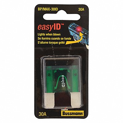 BUSSMANN BPMAX30ID Automotive Fuse 30A Blade MAX-ID Series