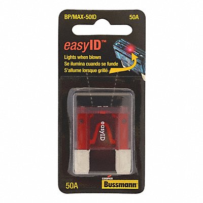 BUSSMANN BPMAX50ID Automotive Fuse 50A Blade MAX-ID Series