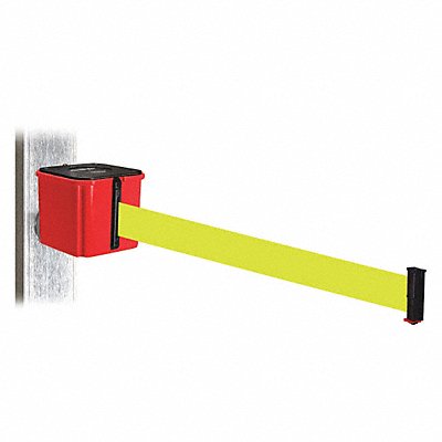 RETRACTA-BELT WH412RD15FYMM Belt Barrier 4-1/4 H No Belt Message