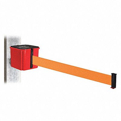 RETRACTA-BELT WH412RD15ORMM Belt Barrier Orange Belt 4-1/4 H