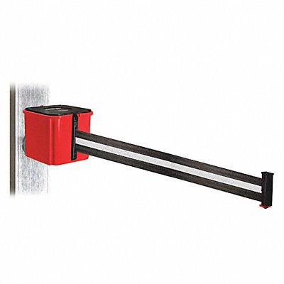 RETRACTA-BELT WH412RD15BWMM Belt Barrier Red Hose Clamp Mount