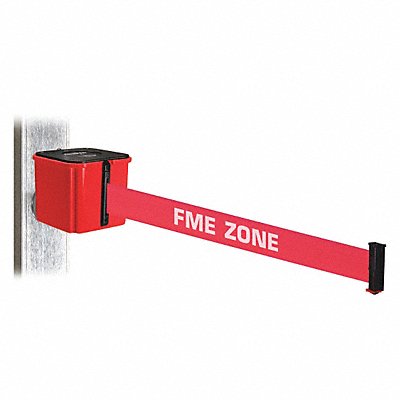 RETRACTA-BELT WH412RD15FMEMM Belt Barrier 4-1/2 W FME Belt Message