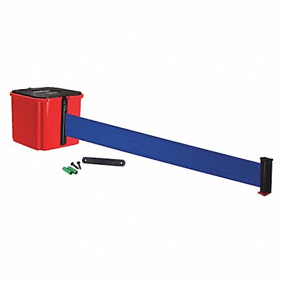 RETRACTA-BELT WM412RD20BLRE Belt Barrier 20 ft Belt L Blue Belt