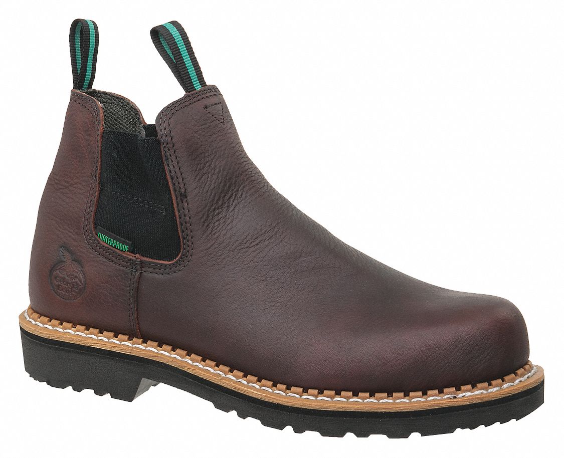 GEORGIA BOOT GR530 Chelsea Boot M 8 1/2 Brown PR