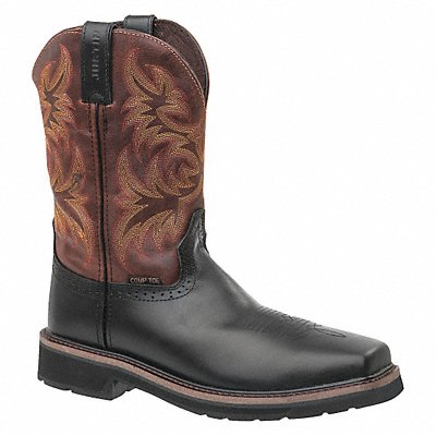 JUSTIN ORIGINAL WORKBOOTS SE4818 Western Boot D 9 Black PR
