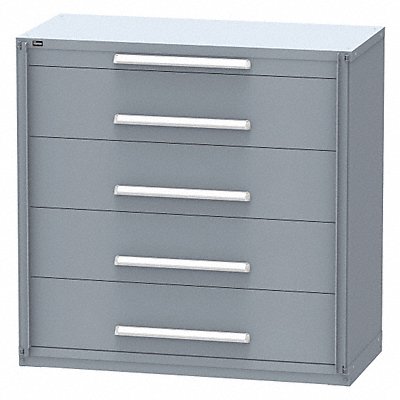 STANLEY VIDMAR 340DWDRW3570ZN Weapon Storage Cabinet 5 Drawers Grey