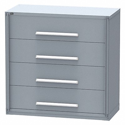 STANLEY VIDMAR RP3615A Weapon Storage Cabinet 4 Drawers Grey