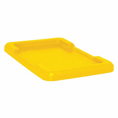 QUANTUM STORAGE SYSTEMS LID25168YL Lid Yellow Polypropylene 25 1/8 in