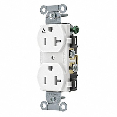 GRAINGER CR20IGW Receptacle 20A 125VAC Side Winning