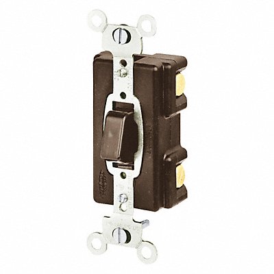 GRAINGER 4981 Wall Switch 20A 1-Pole Type Press Style