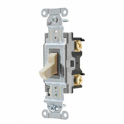 GRAINGER CSB120BI Wall Switch 20A Ivory Toggle 120/277VAC