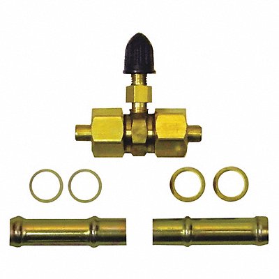 SUR R SV516 In-Line Schrader Valve Automotive Gold