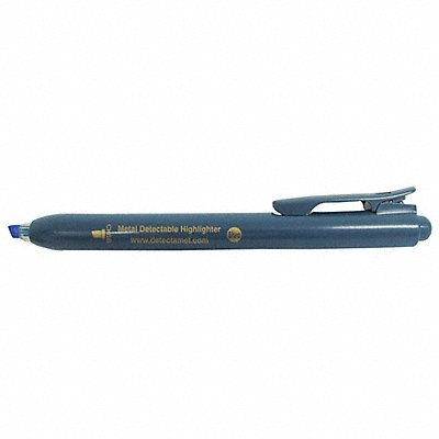 DETECTAMET INC. 150A05P01A08 Highlighter Blue Ink Chisel Tip PK5