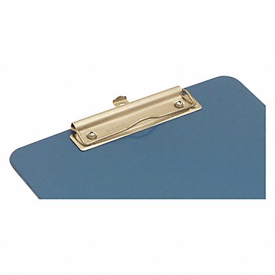 GRAINGER 300O06P01A11 Clipboard Letter Size Plastic Blue