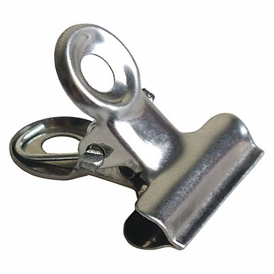 DETECTAMET INC. 309S393P32 Bulldog Clip Size 5-45/64 Silver PK5
