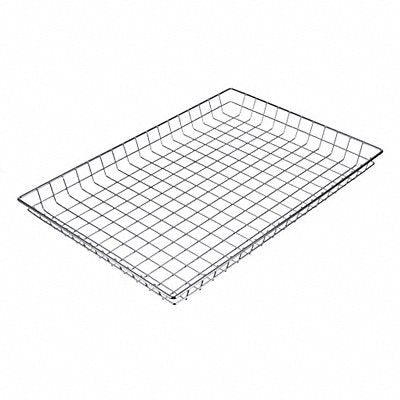 MARLIN STEEL WIRE PRODUCTS 13012 Storage Basket Rectangular Stainless