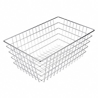 MARLIN STEEL WIRE PRODUCTS 15512 Storage Basket Rectangular Steel