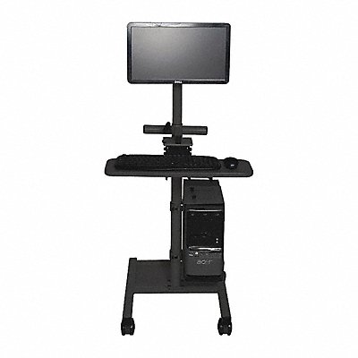 VERSA PRODUCTS VT40200000001 Computer Cart Black 19 D x 55 H x 24 W