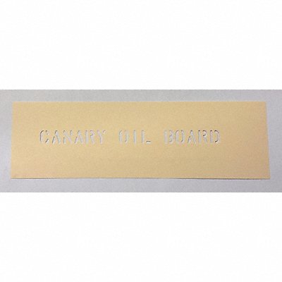 MARSH OBC157X2050 Stencil Oil Board Flat 7 W PK653
