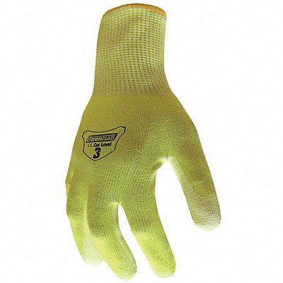 IRONCLAD GIKC3HSY05XL Knit Gloves Hi-Vis Yellow Size XL PR