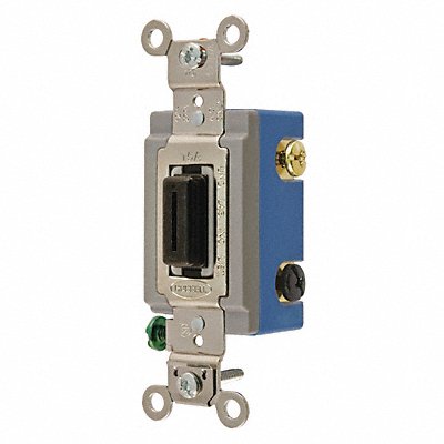 GRAINGER 4803L Wall Switch 3-Way 15A Stainless Steel