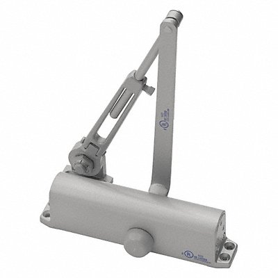GRAINGER 1111x689GAV Door Closer Silver 9-1/16 Housing L