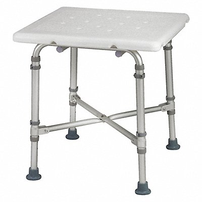HEALTHSMART 52418141999 Shower Seat Plastic 21 in Seat W