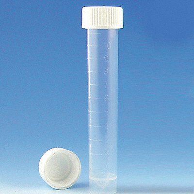 GLOBE SCIENTIFIC 6102 Transport Tube 16 mm Dia 93 mm H PK1000