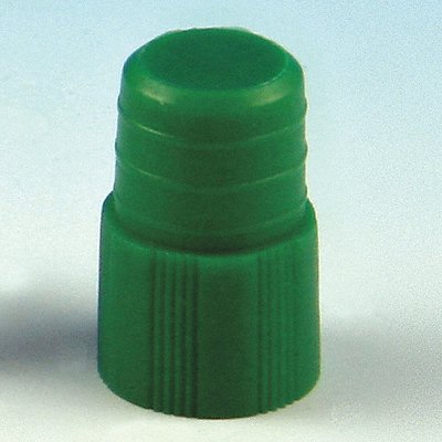 GLOBE SCIENTIFIC 118139G Cap 12 mm Dia Green PK1000