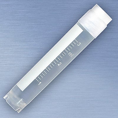 GLOBE SCIENTIFIC 3013 Cryogenic Vial 3 mL 12.5 mm Dia PK500
