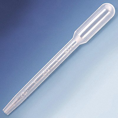 GLOBE SCIENTIFIC 135040500 Transfer Pipette 124mm L PK500