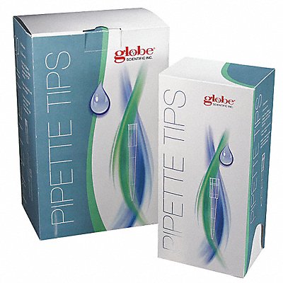 GLOBE SCIENTIFIC 151153 Pipette Tip 0.1 to 1250uL Bulk PK1000