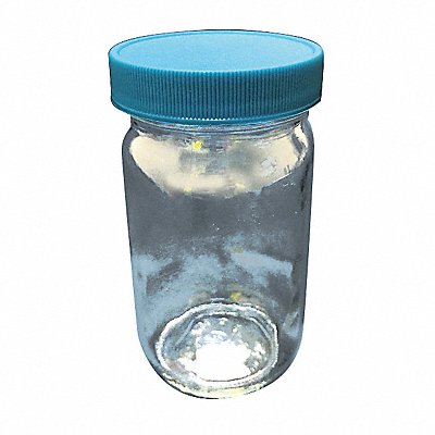 LAB SAFETY SUPPLY 52JZ63 Bottle 94 mm H Clear 53 mm Dia PK24