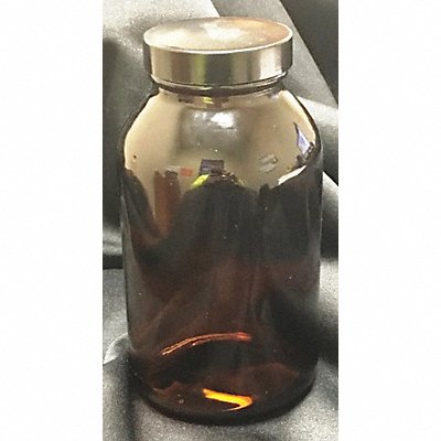 LAB SAFETY SUPPLY 52KA56 Bottle 76 mm H Amber 38 mm Dia PK24