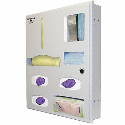 BOWMAN DISPENSERS RE1010012 Bulk Dispenser Beige Steel