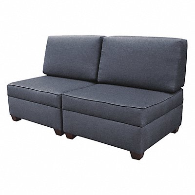 DUOBED IMFSBDM Sleeper Sofa 72 W x 36 D Blue Upholstery