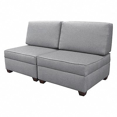 DUOBED IMFSBAQ Sleeper Sofa 72 W x 36 D Grey Upholstery